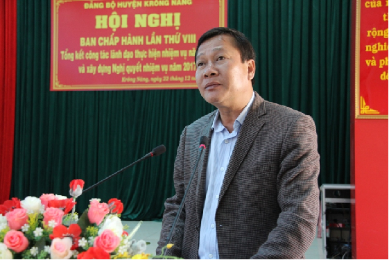 Hội nghị BCH huyện ủy mở rộng lần thứ VIII.